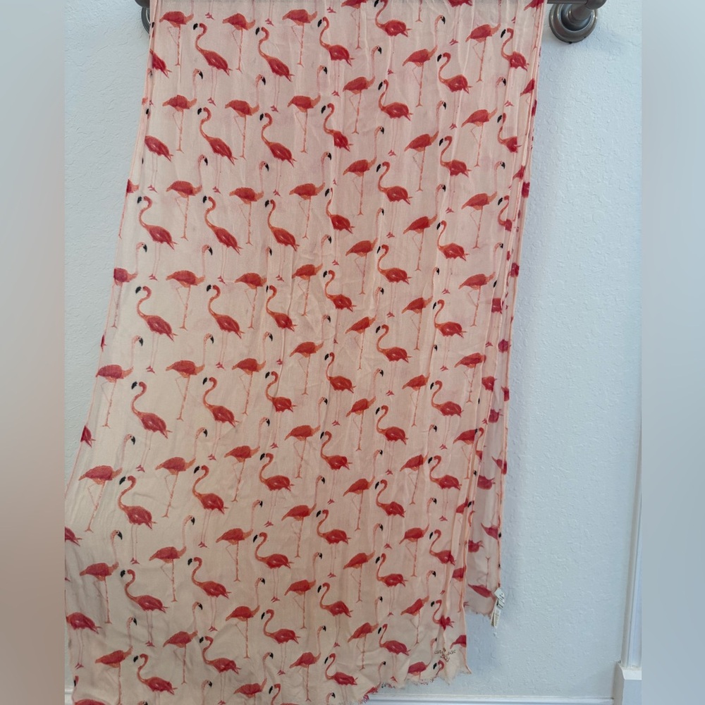 Kate Spade Pink Flamingo Scarf